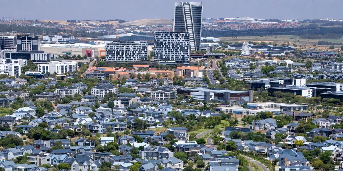 Midrand city and business area